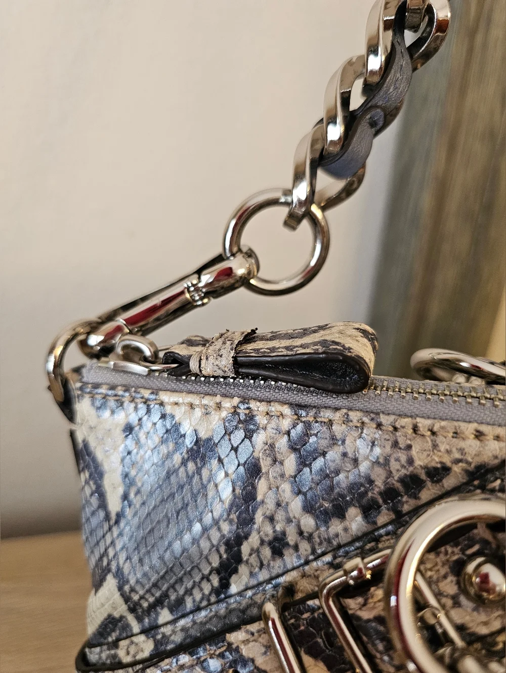 COACH Madison Python Sophia Satchel/Shoulder Bag - Picture 10 of 16